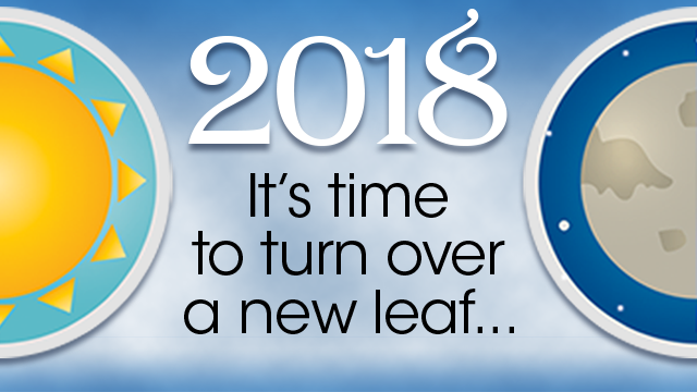 2018 is the Time to turn over a new leaf, and put on a Fresh Face.