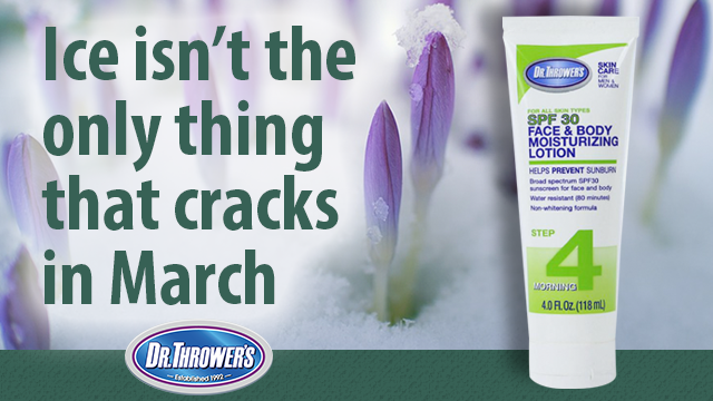 Ice isn’t the only thing that cracks in March